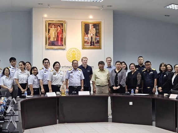 Meeting to hear the evaluation results of the project to improve sustainable blue swimming crab fisheries in Thailand